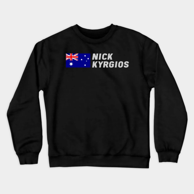 Nick Kyrgios Crewneck Sweatshirt by mapreduce